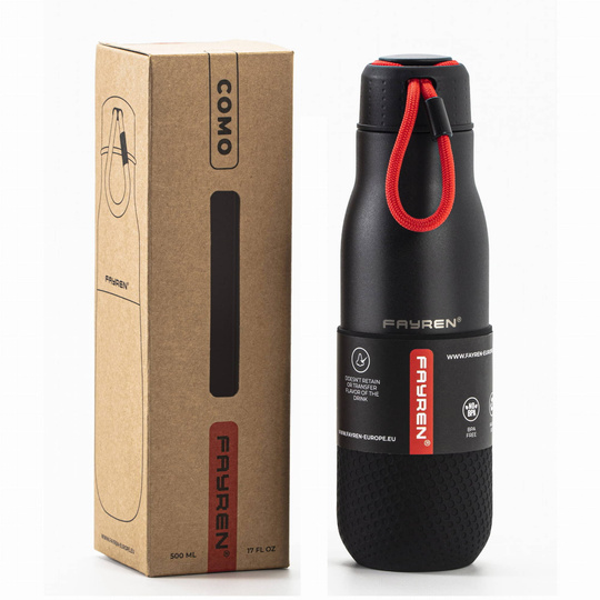 Fayren Como Black 500ml Thermal Bottle