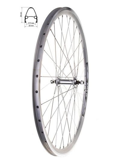 Front Wheel 28", XMX Rim, Aluminium