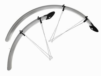 Bicycle Mudguards Orion  28" x 41mm  Silver Mudguards Set