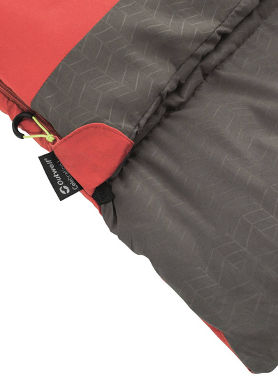 Sleeping bag Outwell Celebration Lux (195 cm) - red