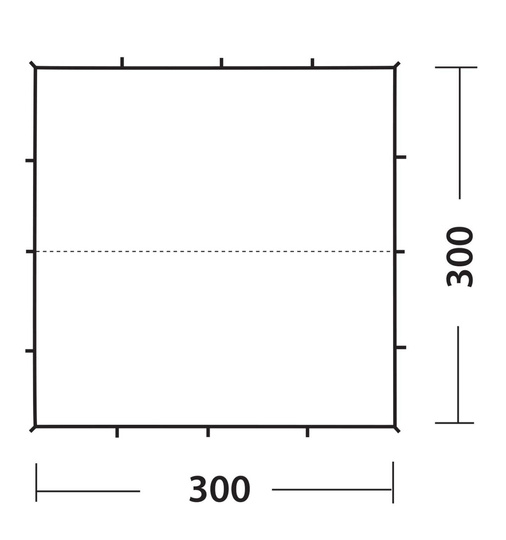 Robens Tarp 3 x 3 m Camping Tarp