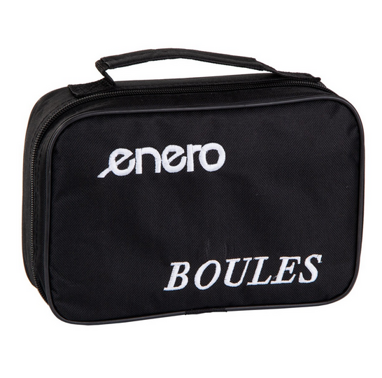 BOULE Boule Balls with Bag Set of 6 Metal Balls ENERO Petanque