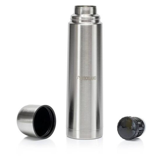 Rockland Helios Silver classic stainless steel thermos