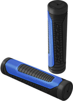 Kross Scale handlebar grips - Black-Blue, 130mm