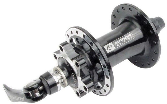 Front hub  AUTHOR ACO-H04D-F p / disc 32 holes black