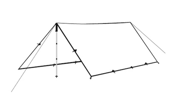 Robens Tarp 3 x 3 m Camping Tarp