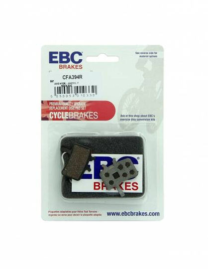 EBC Braking Pads (organic) Avid System Juicy 3, 5 & 7 Hydraulic Ultimate & Mechanical BB7 CFA394R