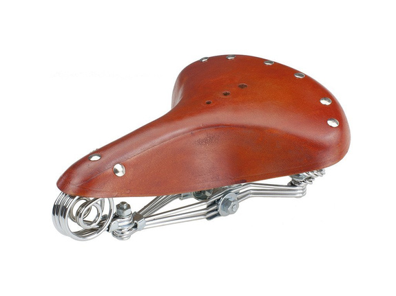 Retro Bicycle Saddle Selle Mio PILATANI Leather Brown