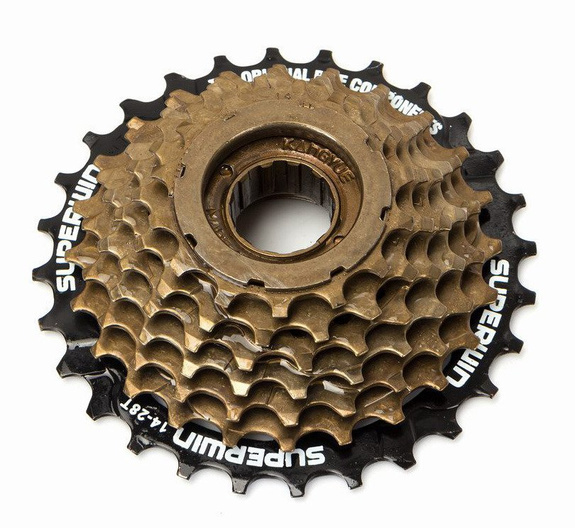 Shimano MF TZ-21 7-speed Freewheel 14-28T Brown