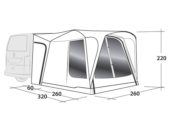 Outwell Milestone Shade Camper Tent