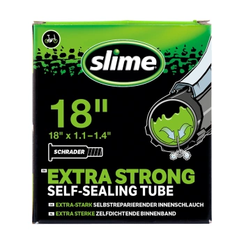 Slime self-sealing inner tube 18" AV 18 x 1.10 - 1.40 Schrader 35 mm valve
