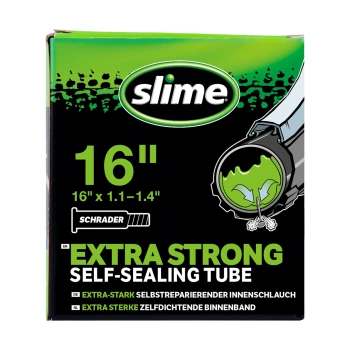 Slime self-sealing inner tube 16 Inch AV 16 x 1.10 - 1.40 Schrader 35 mm valve
