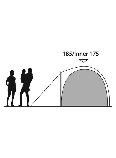 5 - Person Tent Outwell CLOUD 5