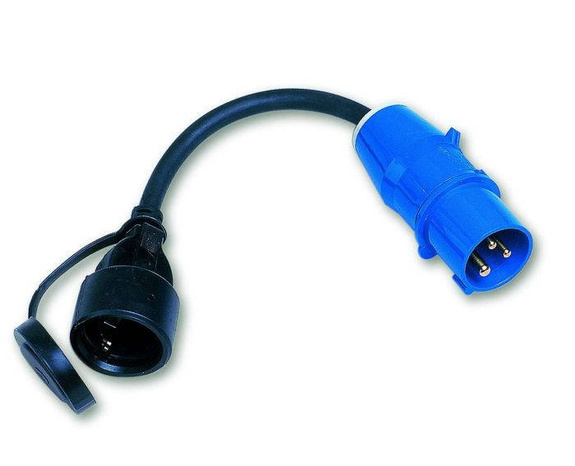 Extension cord, CEE-Schuko adapter 30cm (3x2.5 mm2) - Brunner