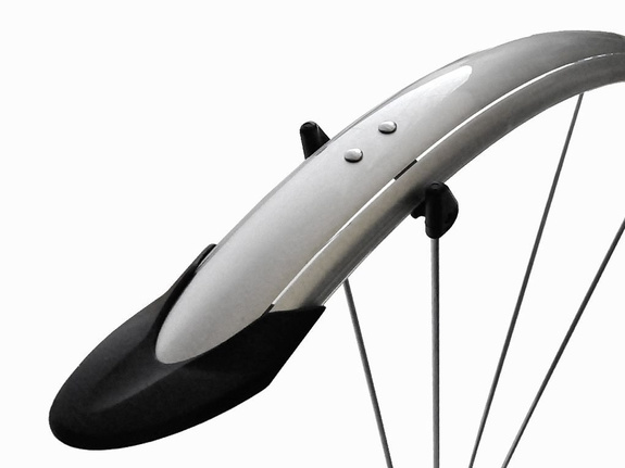 Orion Mudguards Set Silver  24" x 53mm Mudguards