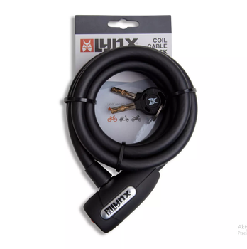 LYNX Coil cable lock 180 cm